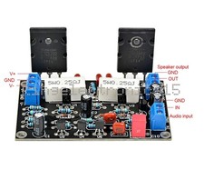 2SC5200+2SA1943 Mono High Power Amplifiers 100W HIFI Audio Amplifier Board DIY