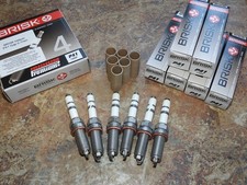 6 candele BRISK P41 iridio adatte a: Mercedes GLS400 3.0 V6 - dal 2015 al 2019