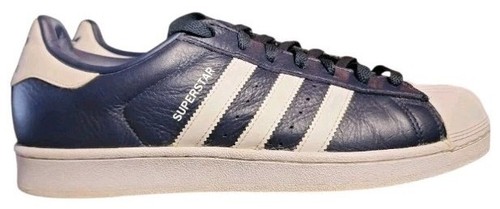 Adidas Men's US sz 5.5 Superstar Sneakers Collegiate Navy/Off White FW2652  | eBay