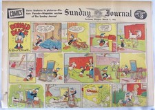 Fumetti da giornale vintage 1943 - Blondie, Paperino Dick, Topolino