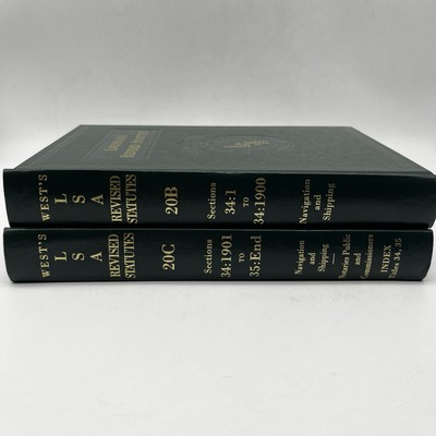 West s LSA Louisiana Revised Statutes Sections 34:1-35:END Navigation Shipping