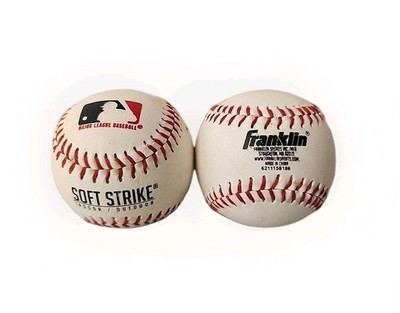 Lot 2 Franklin Soft Strike Hollow Rubber Core 9  4oz Baseball 23313 Syntex Cover