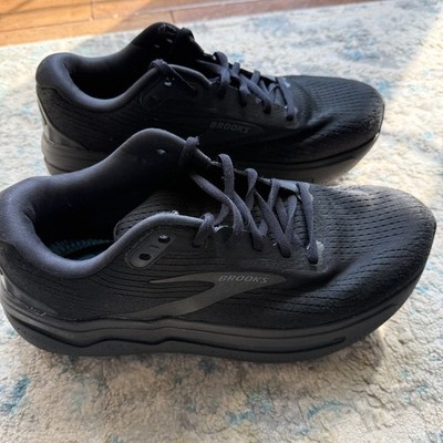 Size 10 - Brooks Ghost Max 2 Wide Black Ebony Womens Extreme Comfort GUC