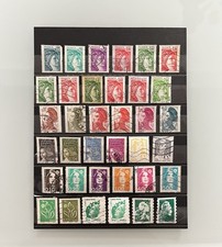 Lot 36 Timbres différents de France Marianne Oblitérés
