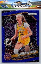 2025 Panini Prizm WNBA #87 Cameron Brink Blue Velocity Prizm