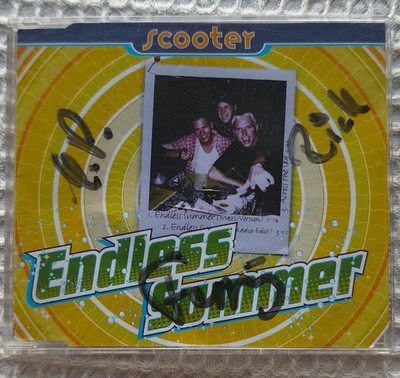 SCOOTER Endless Summer CD Maxi SIGNIERT  mit original Autogrammen H.P Baxter 