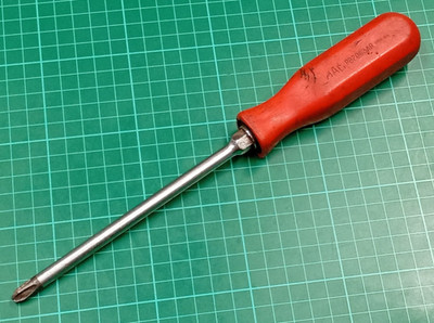 Vintage MAC Tools PB2063AR, #3 x 6'' Philips Schraubendreher, Made in USA