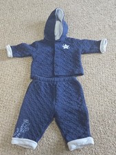 Tigger 6 Month Navy Blue Hooded Jacket Pants Set Winnie the Pooh Long Sleeve