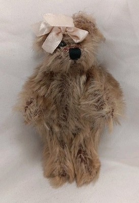 GUND Brown Sugar Artist Bear Barton's Creek Collection Mohair Bear 4'' Jointed 