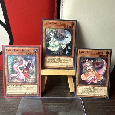 Fairy Tail - Snow, sleeper, rella - OP05-EN005 . OP05-EN007 . OP06-EN005 NM 