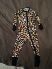 Little Sleepies Halloween Candy Print Bamboo Pajama Set, Size 12-18M