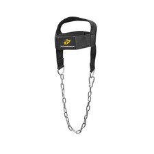 Gym Head Harness by TETRASEVEN, Adjustable Neck Workout Strap for Lifting