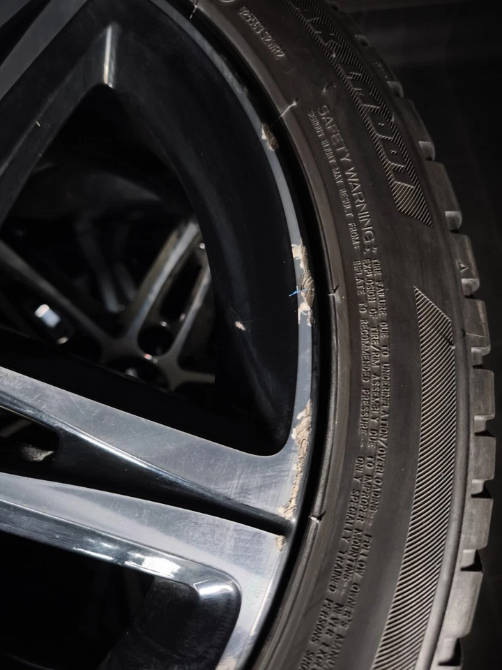 4 Winterräder 225 45 R18 Mercedes A B CLA Klasse W177 W247 C118 18" Alufelgen. - Bild 4 von 4