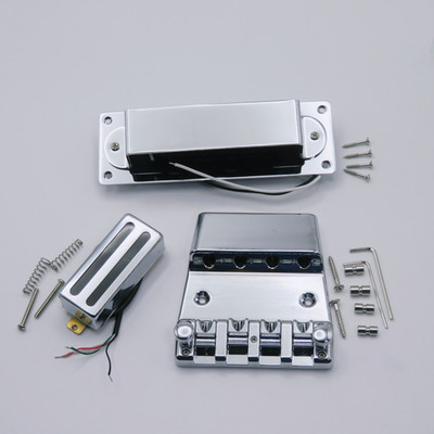 Professional Grade Ricken4003 4-String Electric Bass Bridge/Tailpiece and Pickup