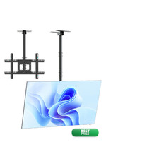 Onkron Ceiling Tv Mount For 32-80 Inch Screen Up To 150 Lbs Height Adjustable