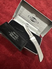 Camillus 864 Silver Sword Knife & Pouch 3-1/8" w/ Orig. Box!