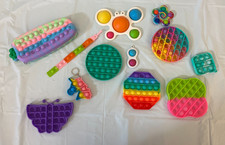 Pop Fidget Toys Variety Lot of 12 Used