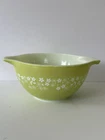 Pyrex Vintage Light Green Spring Blossom 441 Bowl