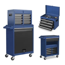 Auto Repair Tool Cart, Combination Cart Tool Box, Mobile Iron Tool Cabinet For W