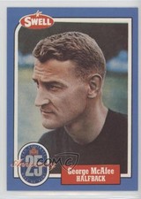 1988 Swell Football Greats Hall of Fame George McAfee #78 HOF 0q3