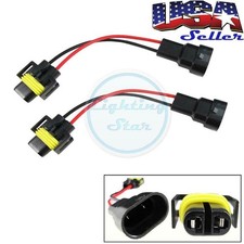 9006 to H11 H8 H9 Wire Harness Fog Light Headlight Coversion Kit For Chevy Dodge