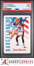 1991 SKYBOX USA #538 DAVID ROBINSON HOF USA DREAM TEAM PSA 9