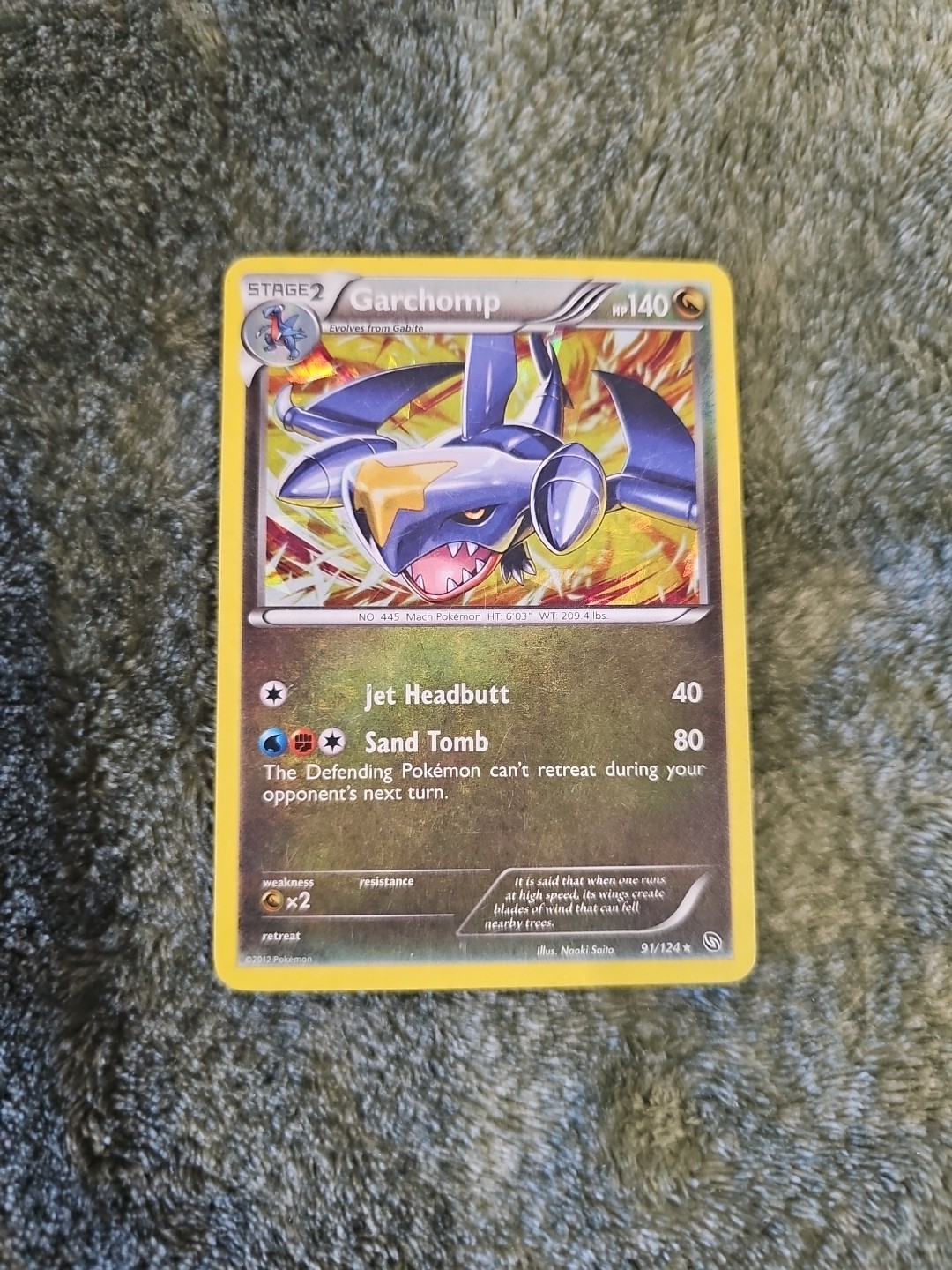 Garchomp (91/124) Dragon Exalted - Exclusive - Cracked Ice Holo - Pokemon MP