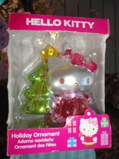 SANRIO HELLO KITTY HOLIDAY CHRISTMAS RARE COLLECTORS ORNAMENT NEW NIB