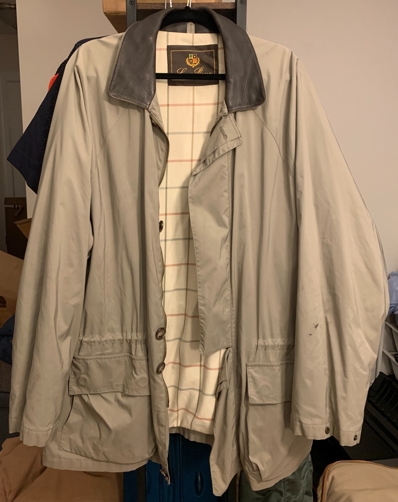 Loro Piana Horsey 1992 Olympics Limited Series Beige Jacket - Size XL