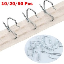 Set of 10/20/50 Zinc made Urtain Hooks for Both Home and Office Curtains
