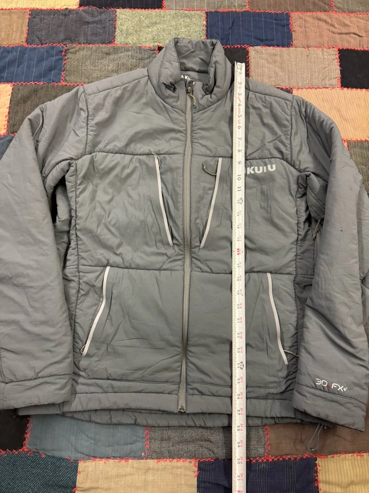 Kuiu Kenai Gunsmoke Lightweight Hunting Hiking Jacket Reflective 3D FX Mens L - Image 4 of 4