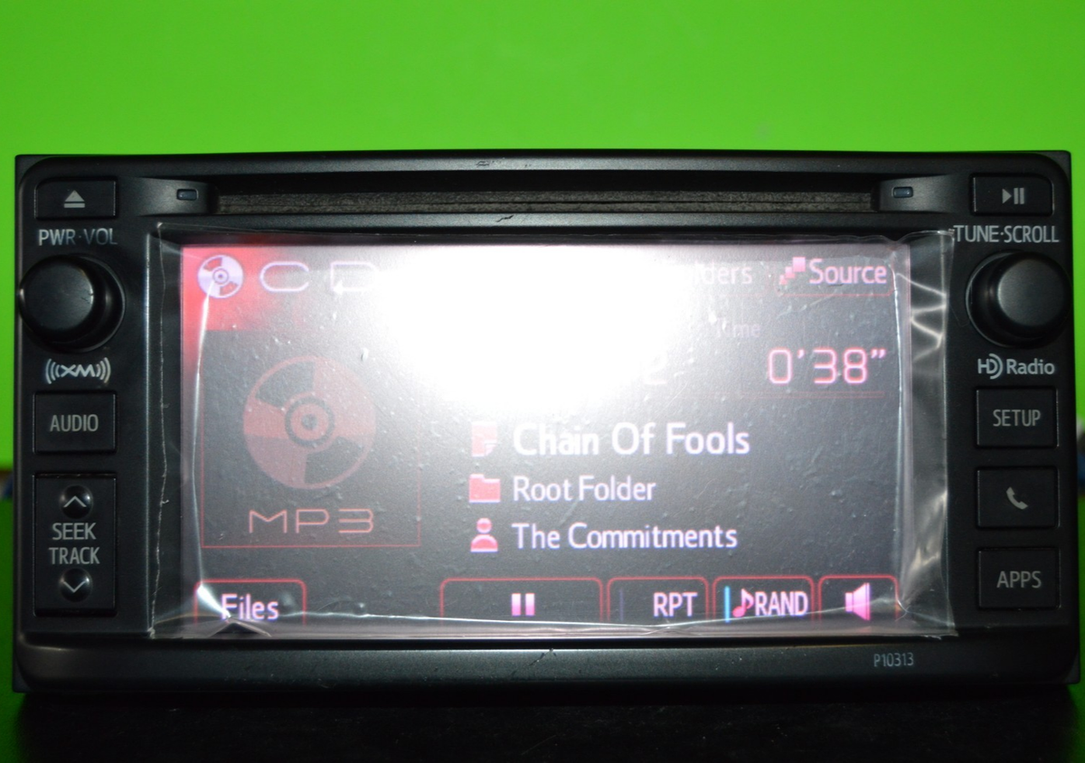 12 13 Toyota Corolla P10313 CD Player HD Radio Touchscreen