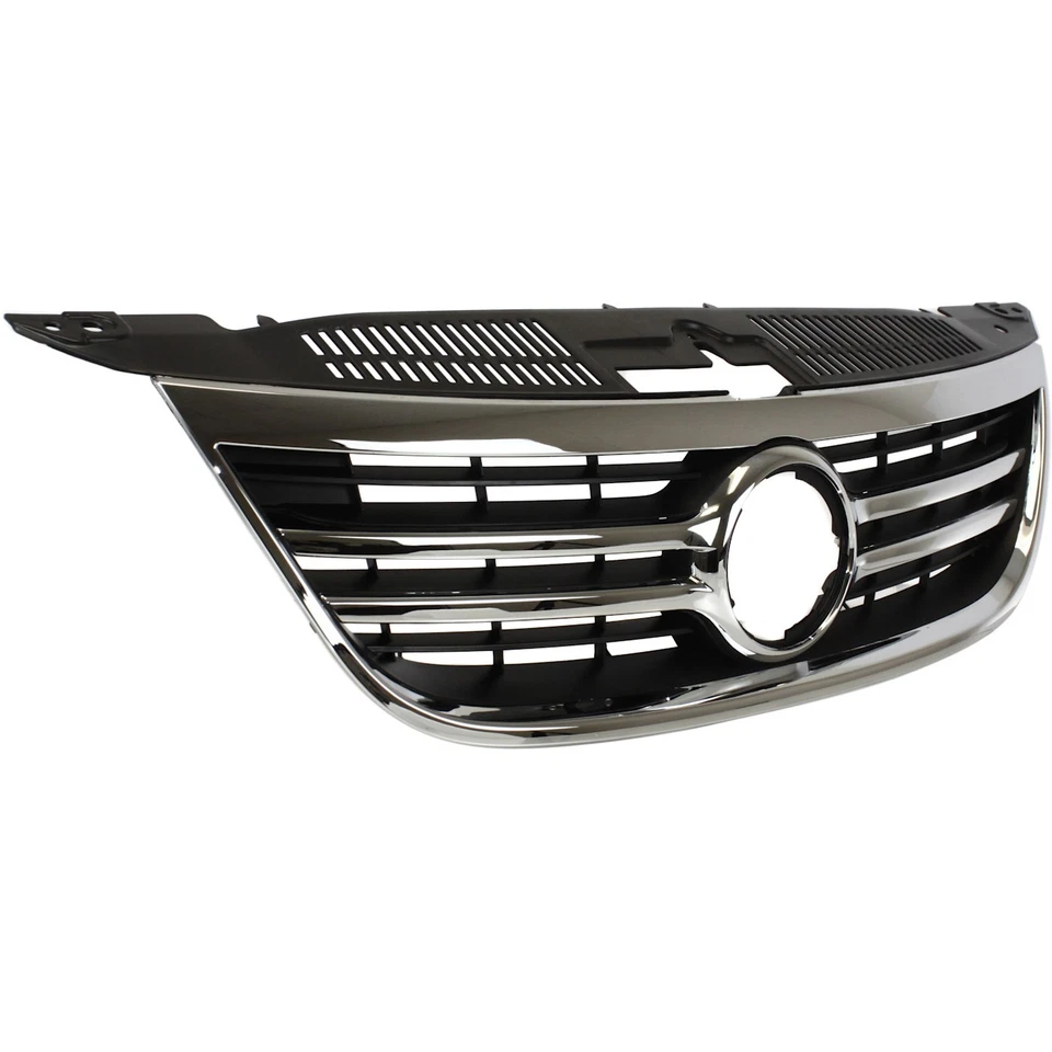 Grille For 2009-2011 Volkswagen Tiguan Chrome Shell w/ Black Insert Plastic - Image 3 of 4