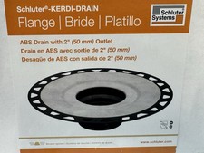 Schluter KERDI-DRAIN - ABS - Flange Kit - 2" Drain Outlet