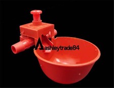 10 x Automatic Chicken Waterer Bowl Poultry Drink Cup Pigeon Water Feed Fountain