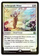 Aethergeode Miner #4 (Foil) (LP) Aether Revolt AER Magic MTG