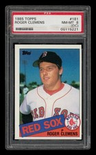1985 Topps Set-Break #181 Roger Clemens Rookie PSA 8 NM-MT (OC)