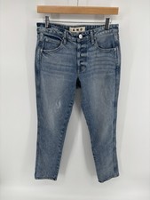 AMO Babe Jeans Sz 26 (meas 29) Denim Pants Button Fly USA Made Preppy Momcore