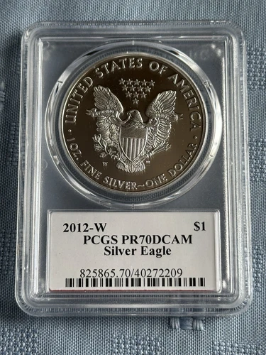 2012-W PF70 PCGS DCAM American silver eagle .