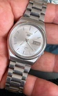 Seiko 5 Automatic Vintage  Watch  Silver Dial Day / Date 7009 @ Japan