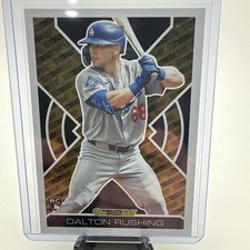 2025 Topps Update Baseball Black Gold Dalton Rushing BG-4 RC Los Angeles Dodgers