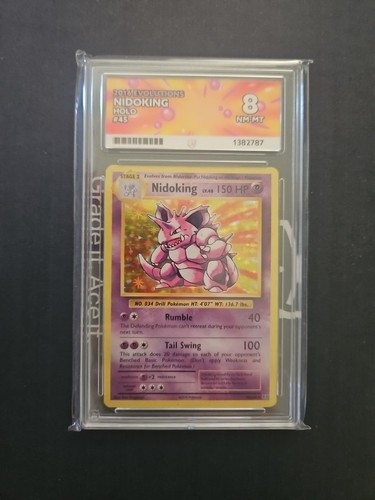 Nidoking graded ACE 8 for sale on eBay