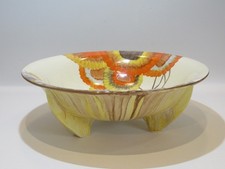 CLARICE CLIFF 'RHODANTHE' PATTERN LARGE CONICAL SHAPE BOWL - CIRCA 1934