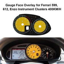 Gauge Face Overlay For Ferrari 599 612 Enzo Speedometer 400kmh
