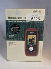 NEW Magellan Triton 300 Handheld GPS Complete In Box w/ Cable CD Manuals Bundle 