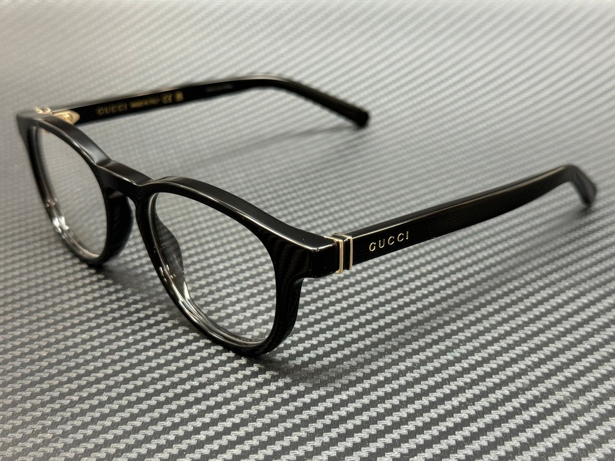 GUCCI GG1510O 001 Black Men's Medium 49 mm Eyeglasses, $239.20