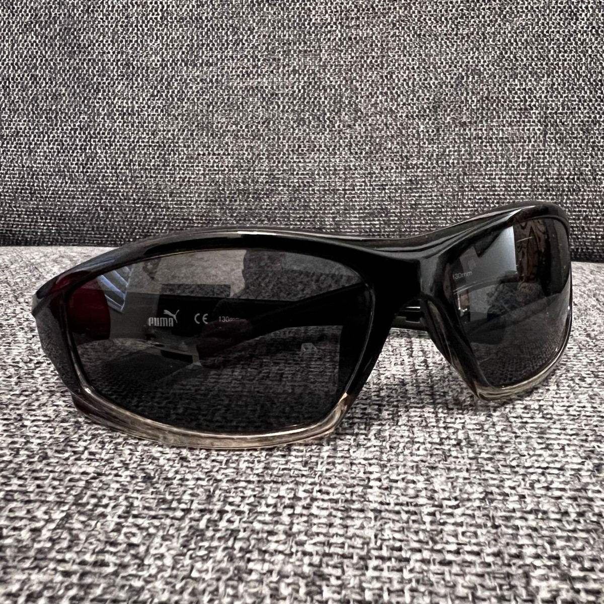 PUMA PU14705A Sunglasses - Black Frame with Polarized Lenses  display picture 1