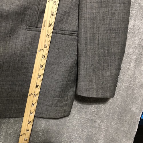 Richard Harris Jacket Gray End to End Wool Polyester Blazer Sport Coat Mens 42S - Picture 4 of 14