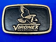 Vironex Incorporated Colorado Vintage Solid Brass Dynabuckle Belt Buckle