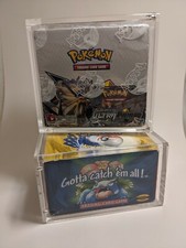 Pokemon Booster Box Magnetic Acrylic Case Framing / Storage Display Case Only